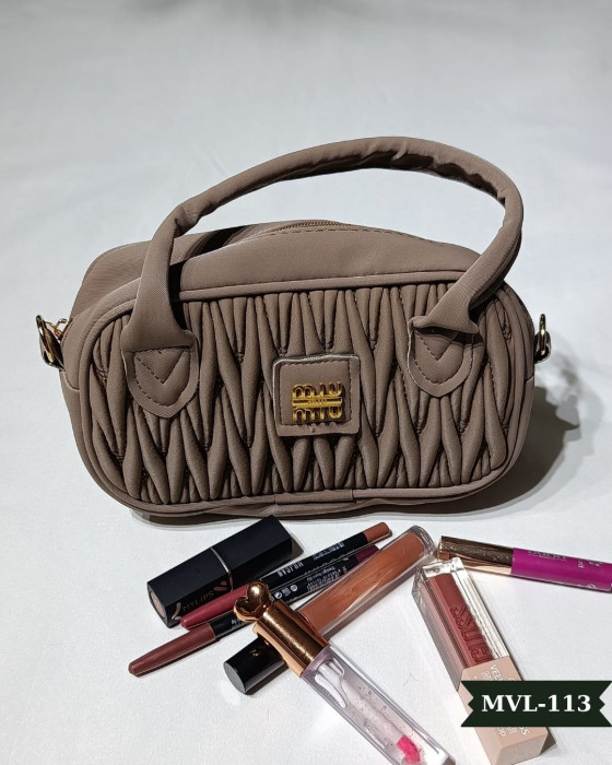 Mini Çanta Nakış Desenli